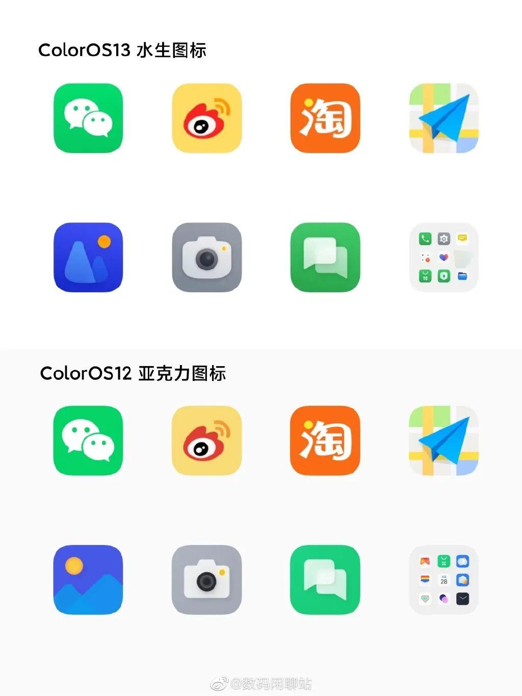 coloros13正式版ui抢跑水生图标曝光