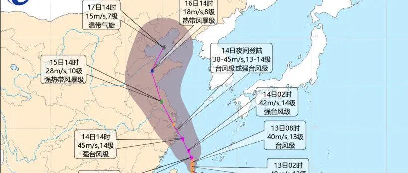 中国气象局启动三级应急响应台风梅花或将登陆华东