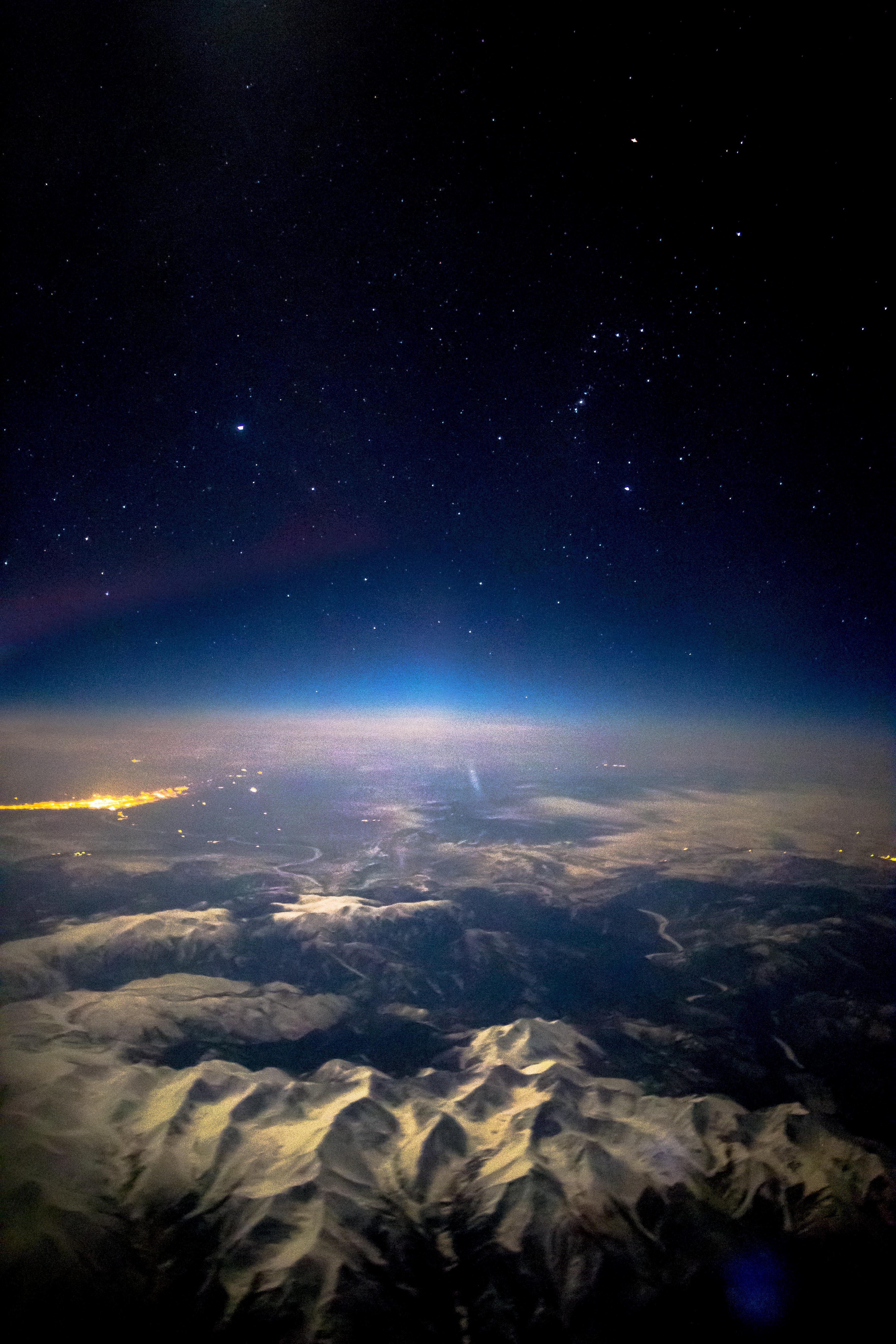 怎样在飞机上拍星空?