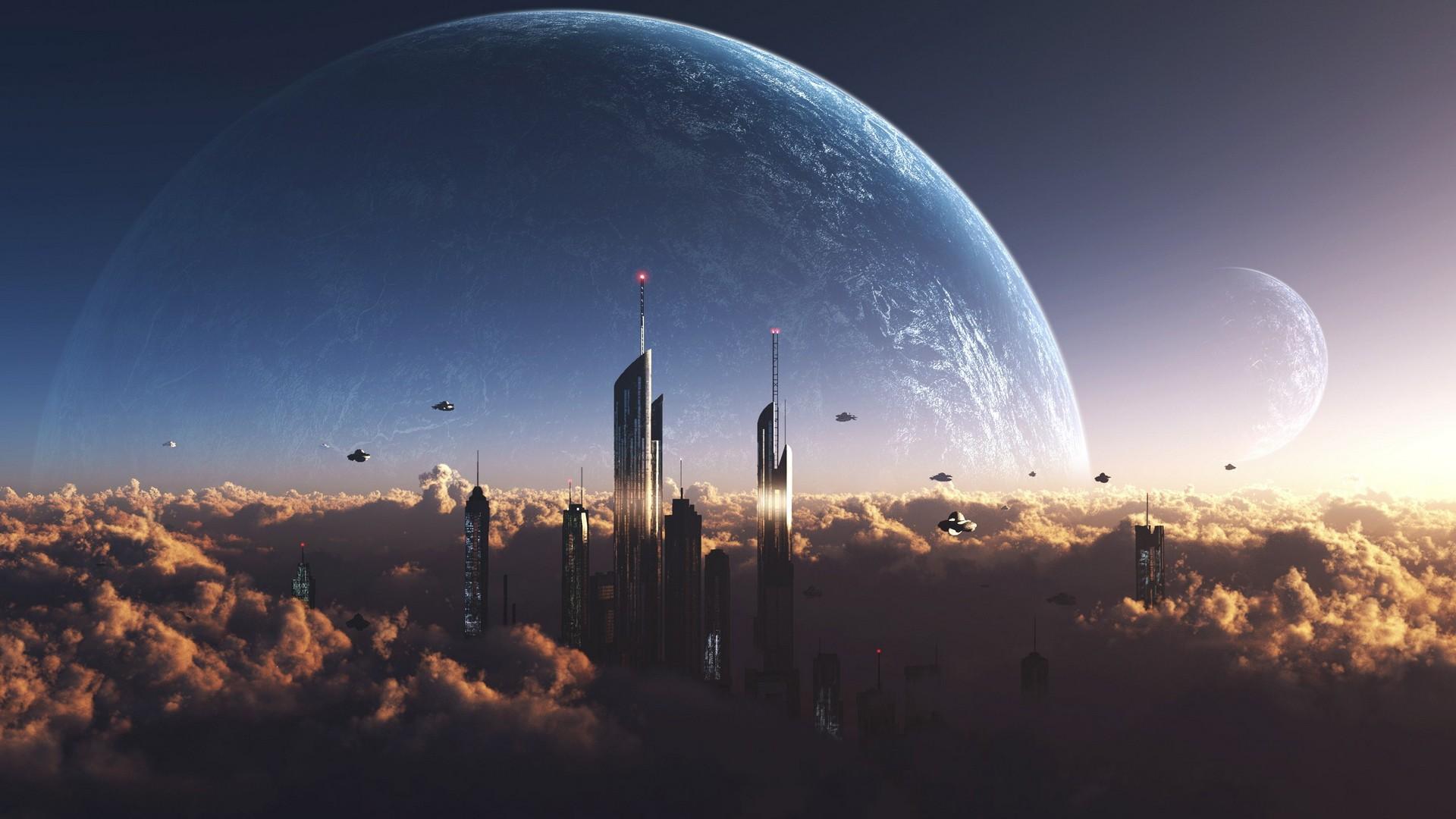 有什么图片,视频是符合你对《三体》世界,场景的想象的?