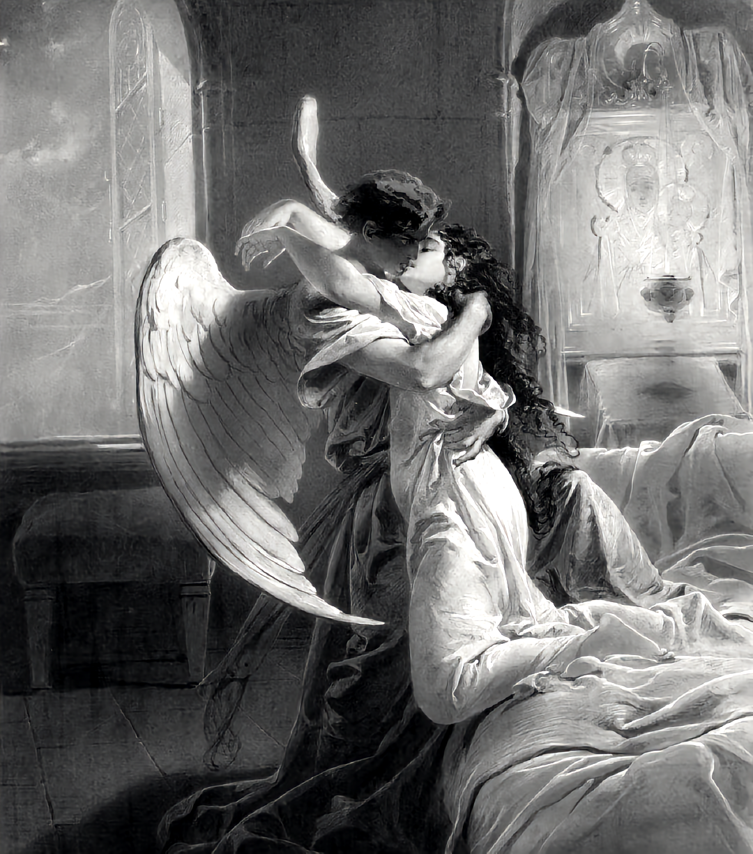 细节丨魔鬼与天使丨一幅魔性的世界名画