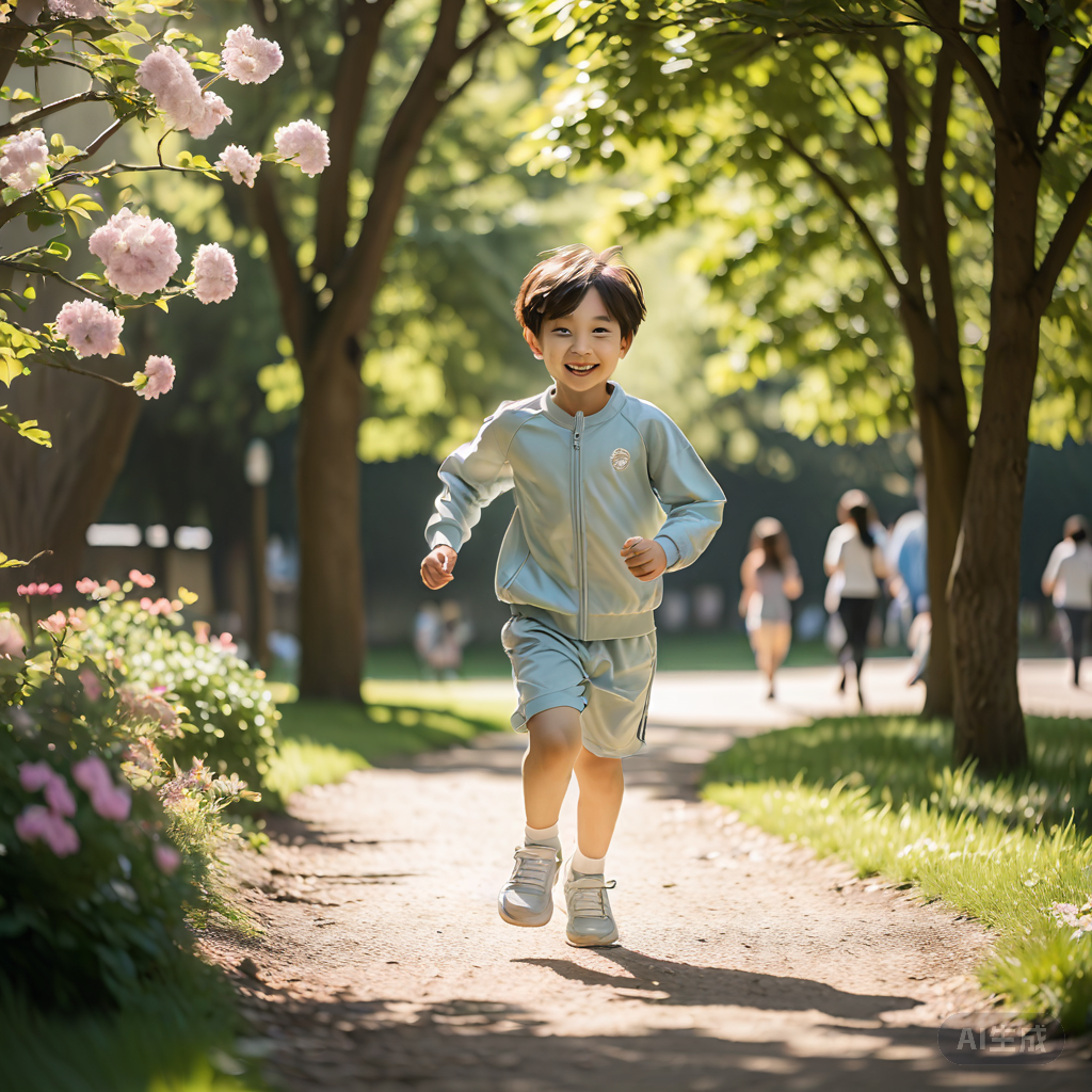 孩子们坚持跑步一个月1km会怎样很多人可能认为孩子跑步就是跑步和