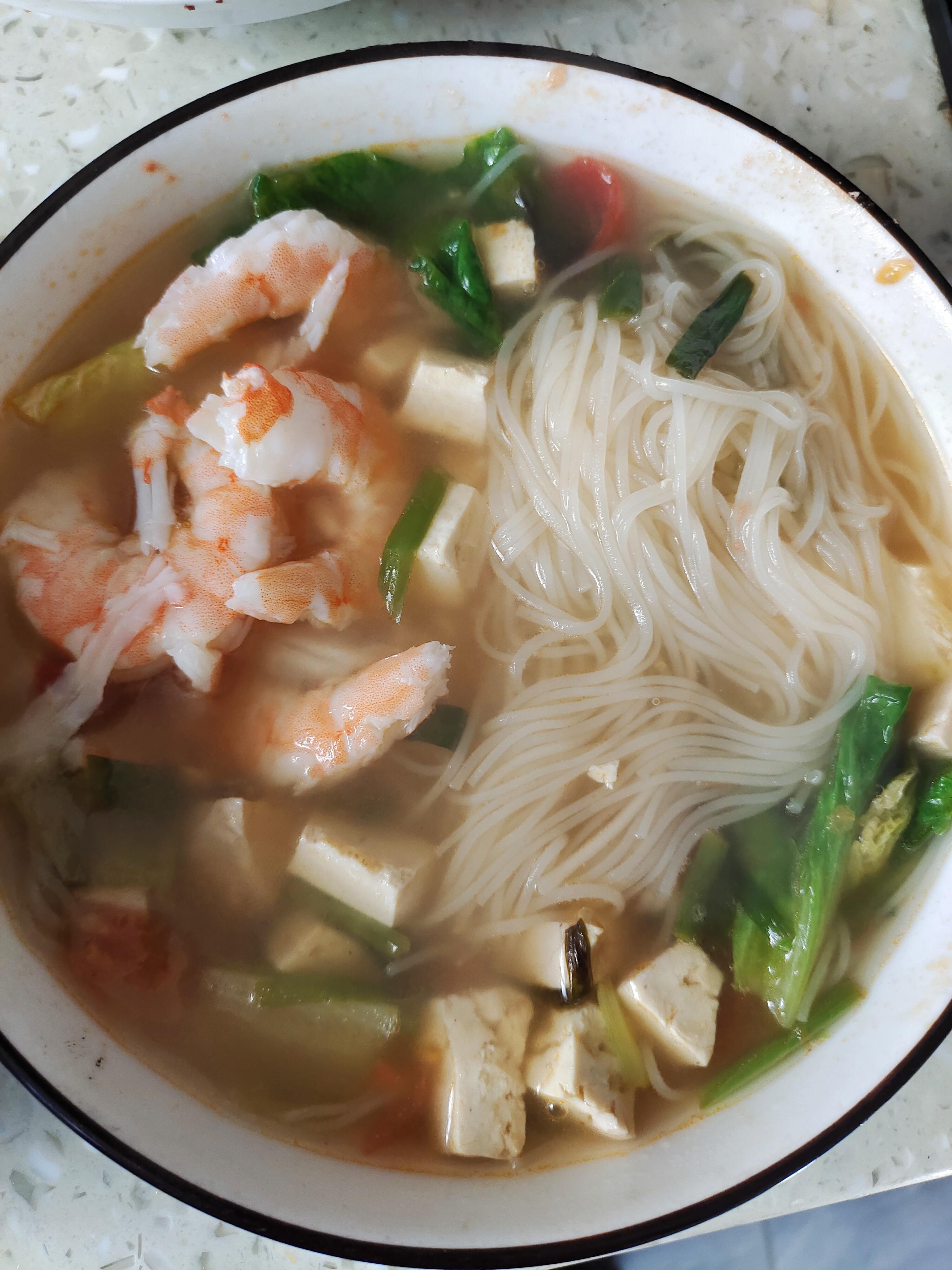 江南岸的高大上 的想法: 三鲜虾仁面 |  a data-pin-topic="zhihu