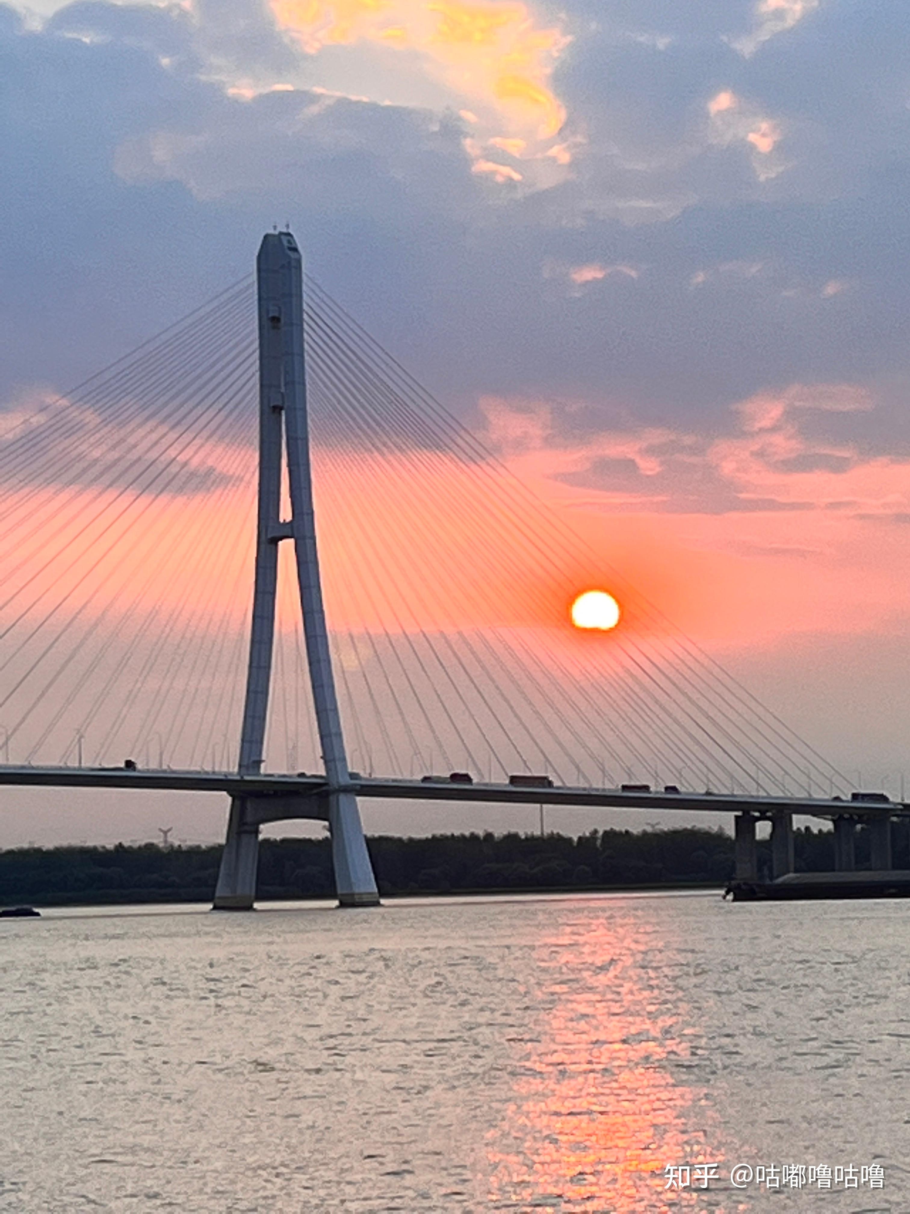 那天我一时兴起独自去江边看日落 |95落日拍摄地:南京鱼嘴湿地公园