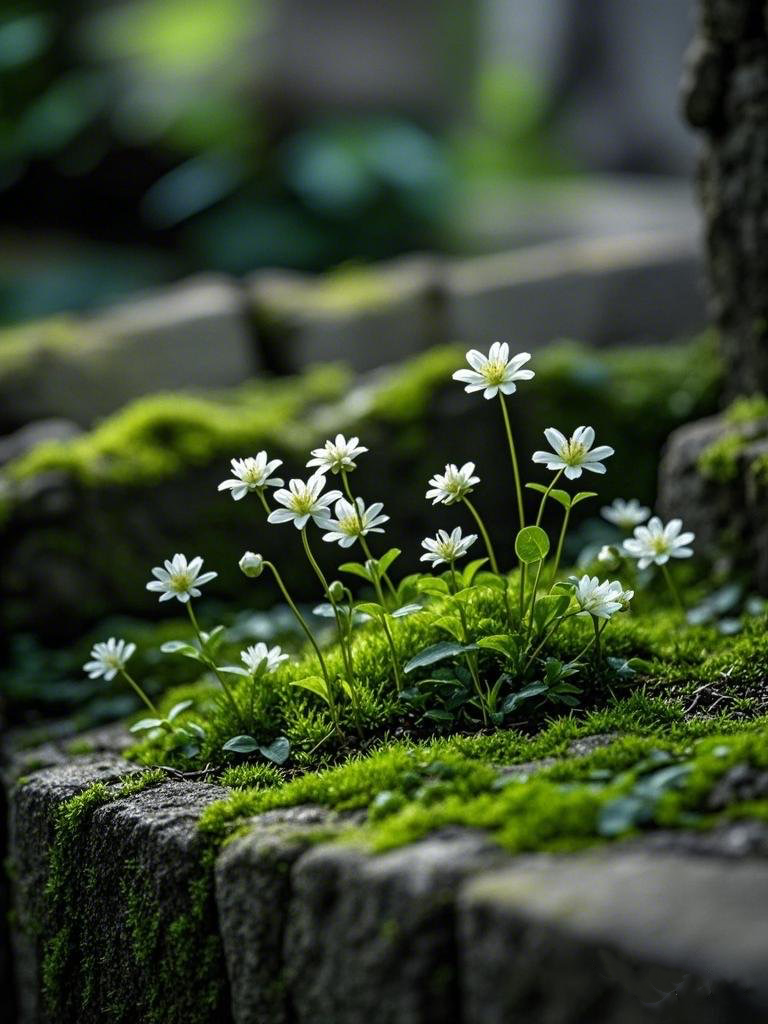 瑞华映月 的想法: 苔花如米小,也学牡丹开