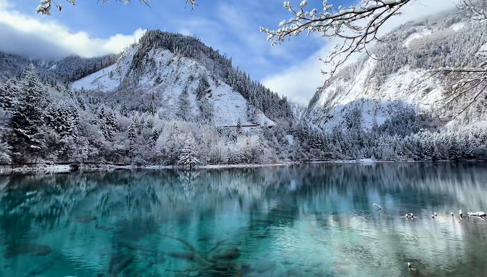 好看的雪景壁纸图片