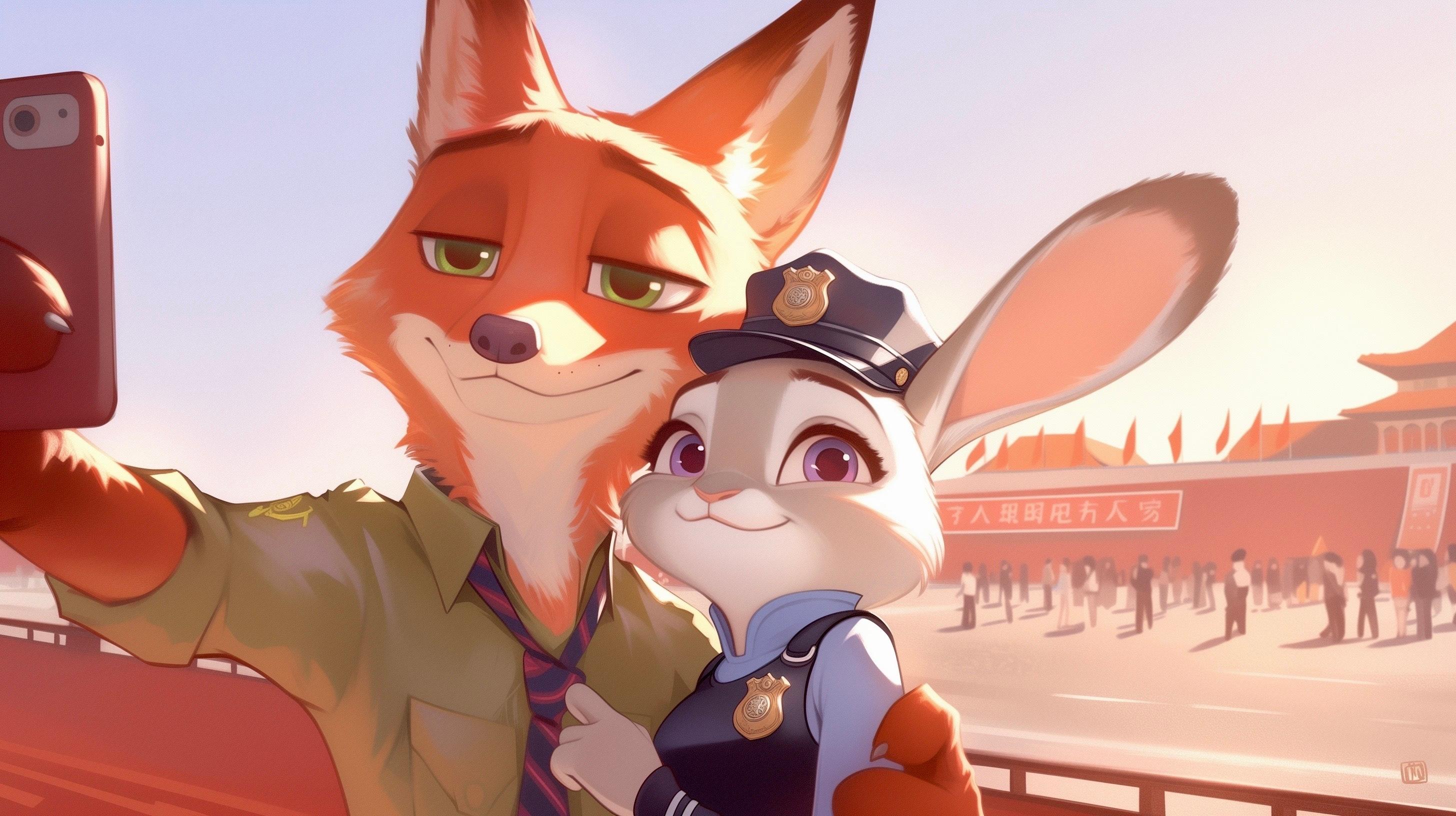 洛子潇 的想法: 疯狂动物城电脑壁纸