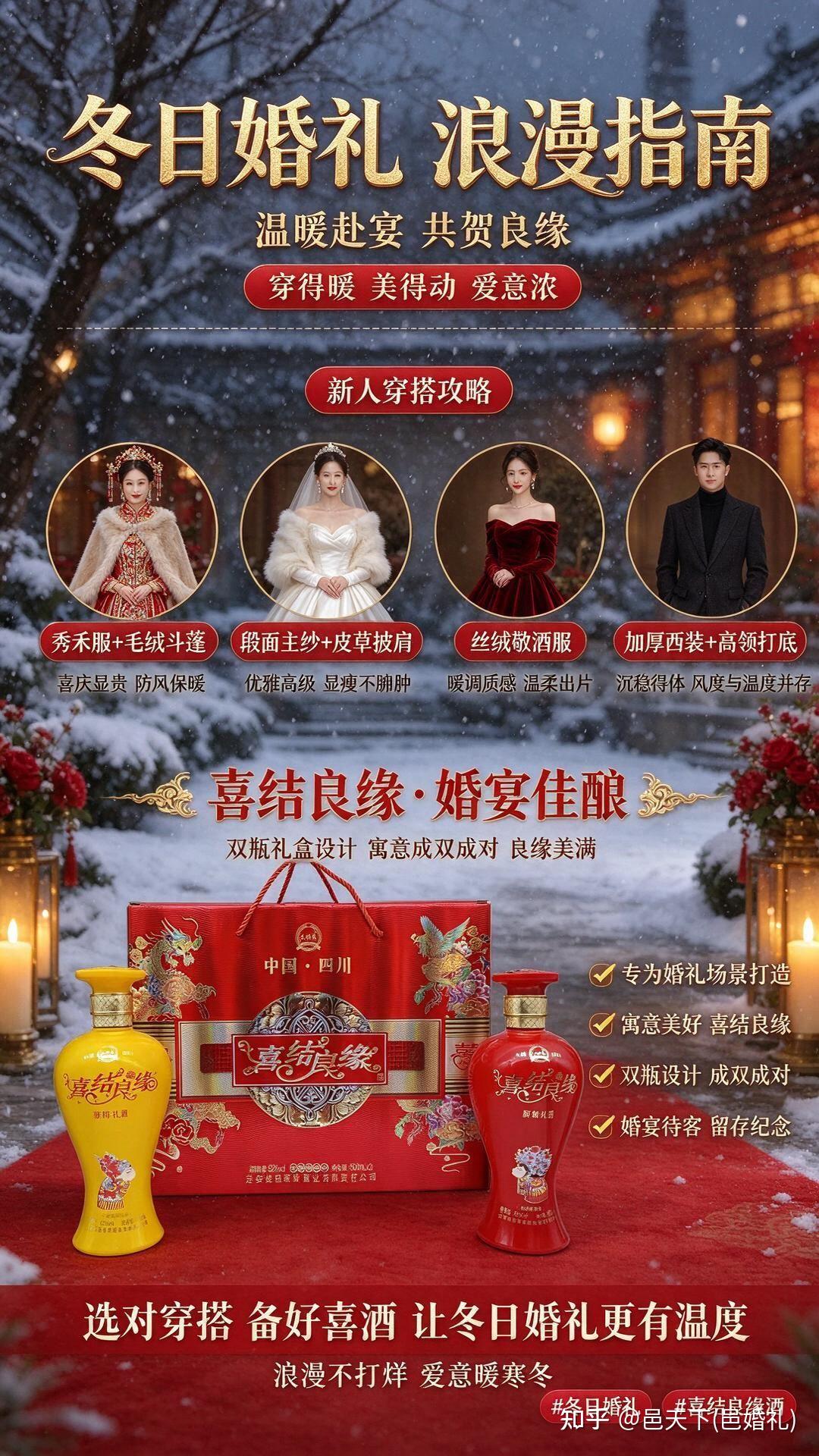 冬天结婚穿搭指南！保暖精致不冻人✨