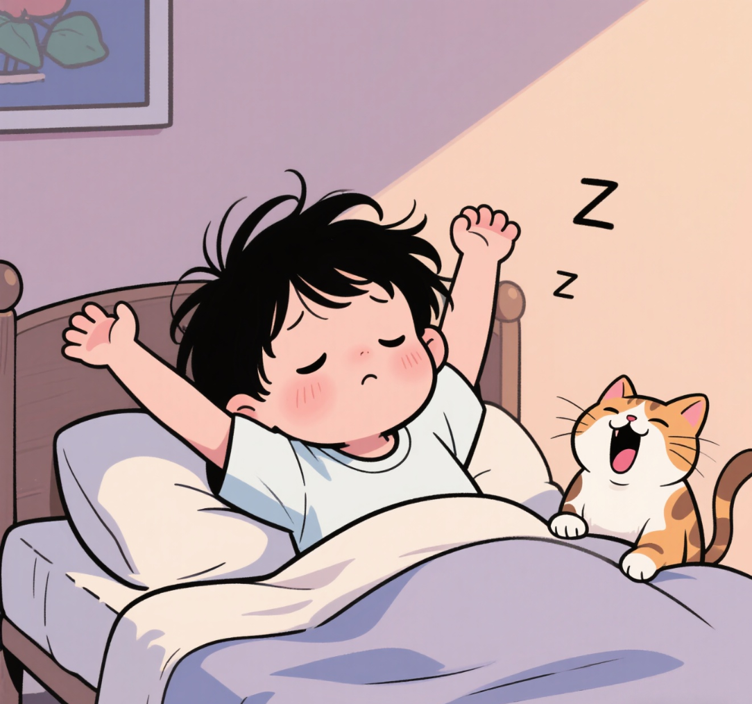 周末让孩子睡懒觉,是对他们的一种放松