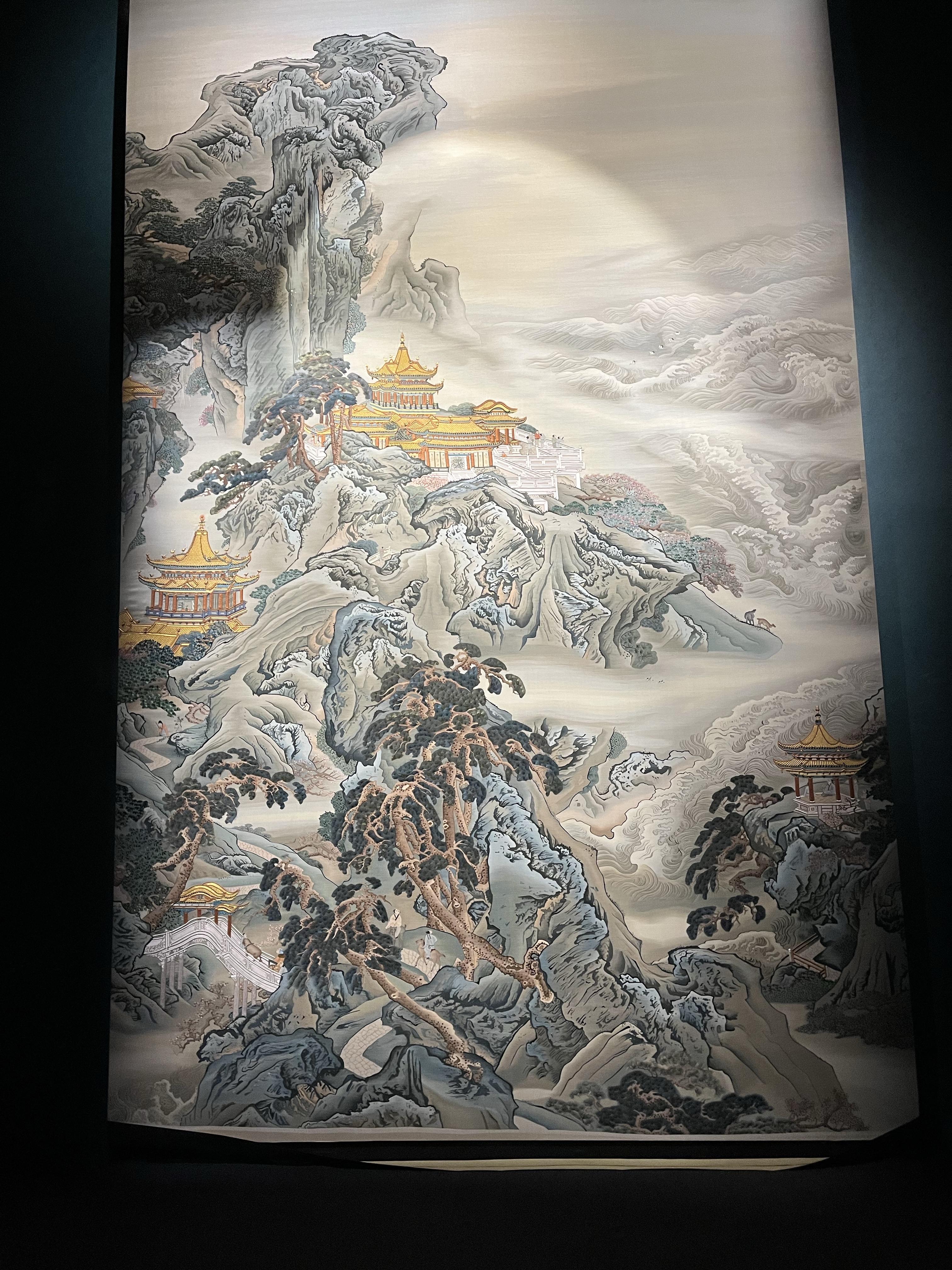 沉默的大多数 的想法: 洛阳博物馆珍品展示之雀金绣