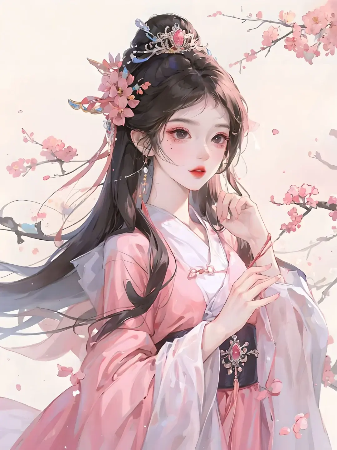 桃花仙子🌸 | 这幅古风头像真是令人陶醉