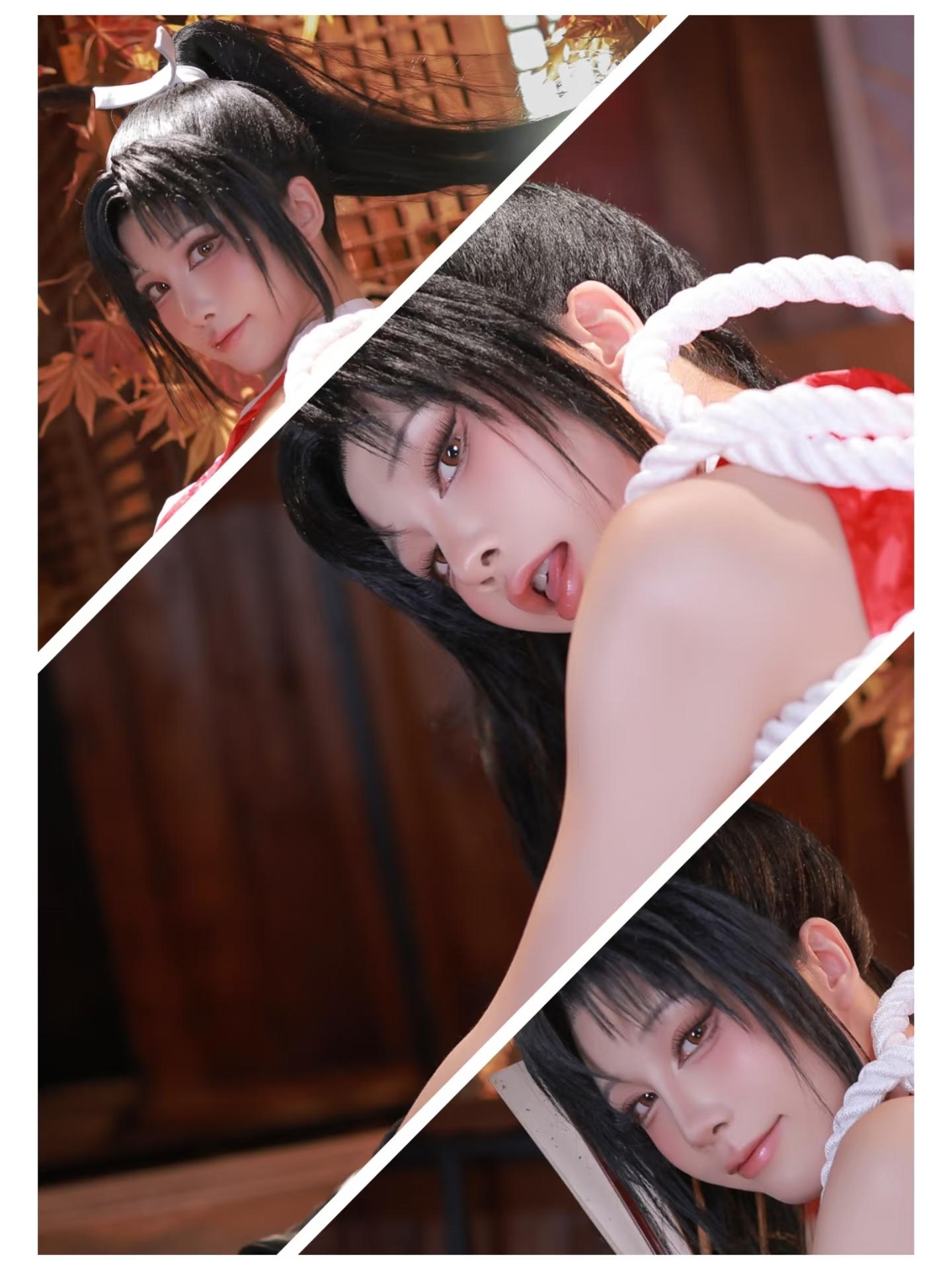 不会笑的关伯兰 的想法: 水淼神还原不知火舞,绝美风姿燃爆次元!