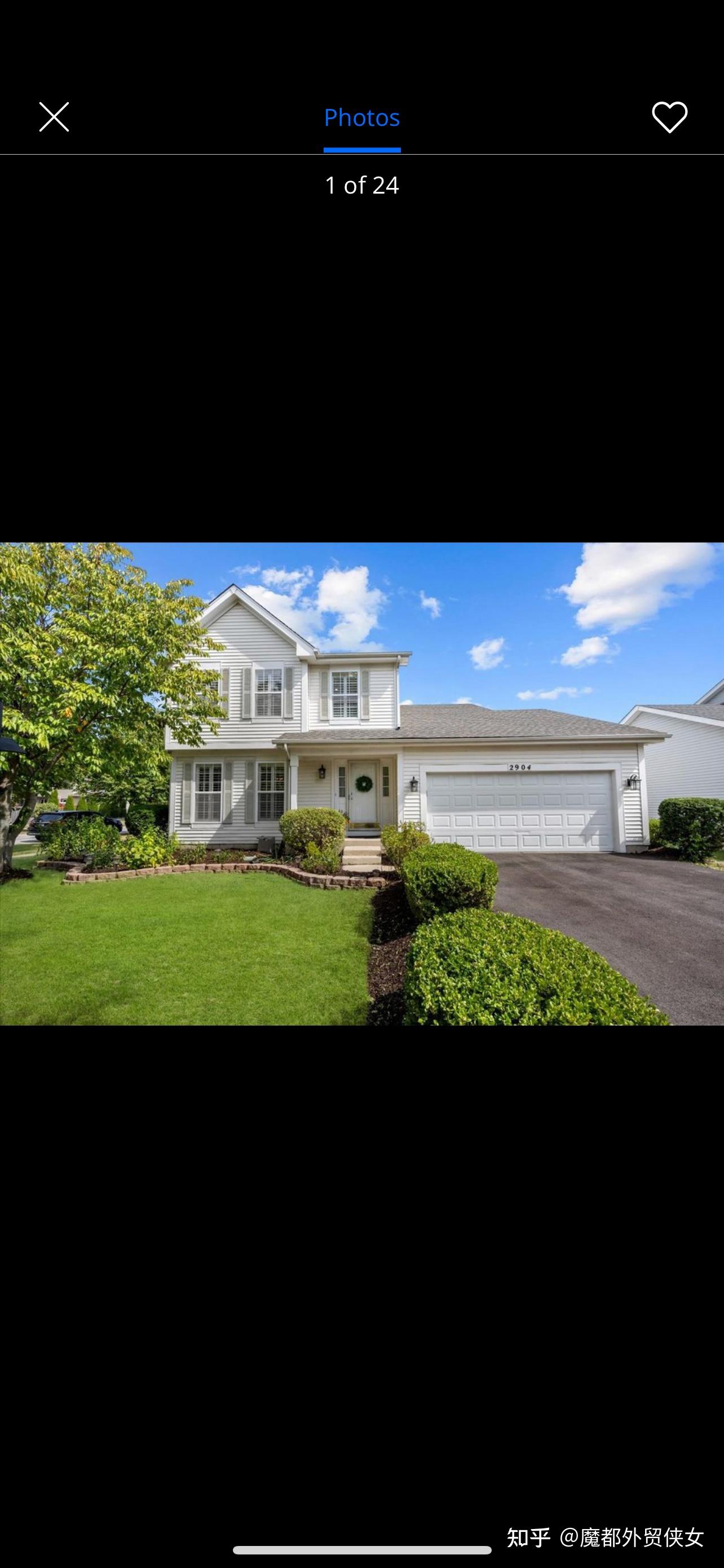 房子后我出手买了美国芝加哥美国郊区房子美国买房美国郊区的购物中心