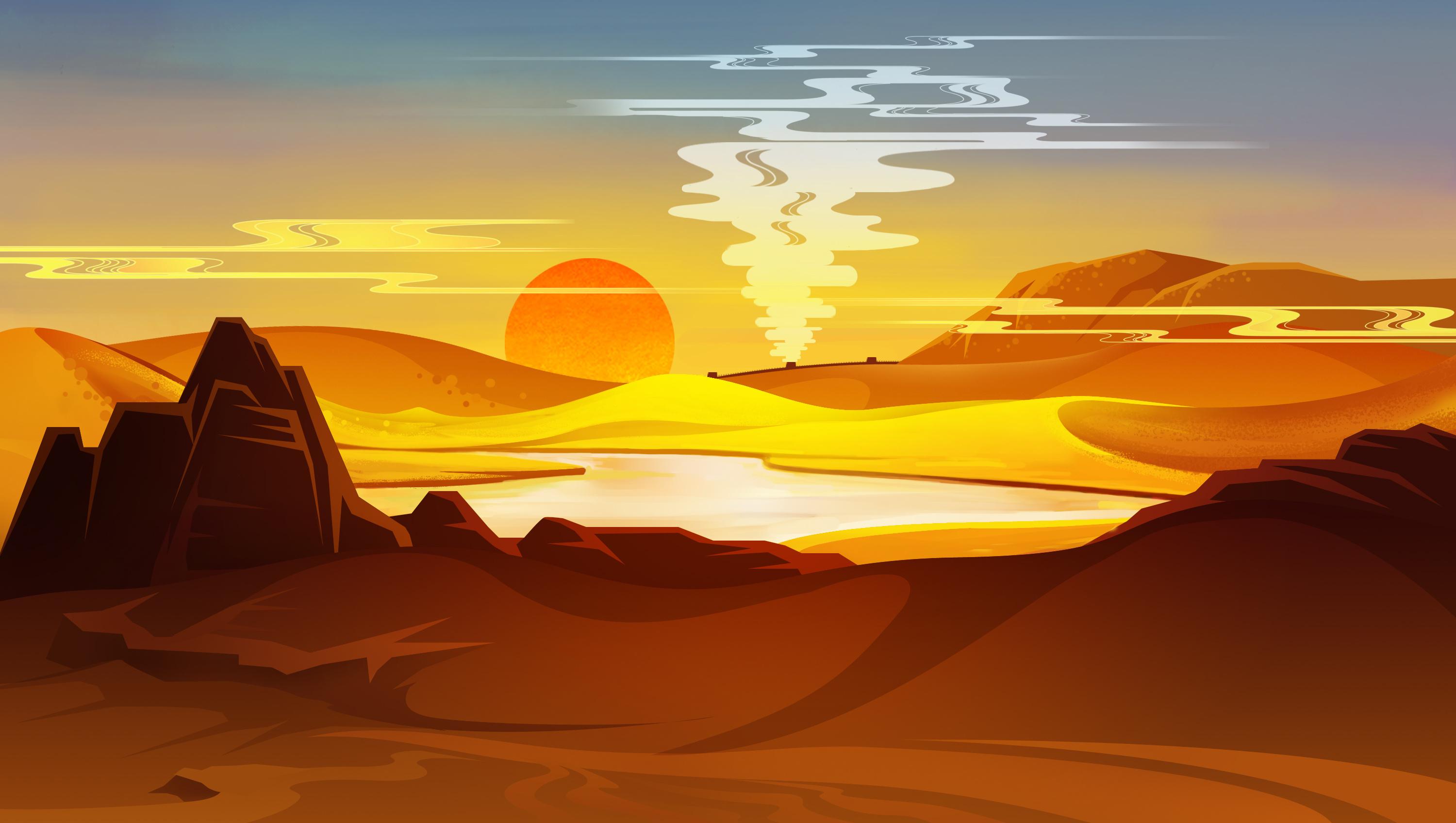 碎觉 的想法: 大漠孤烟直,长河落日圆