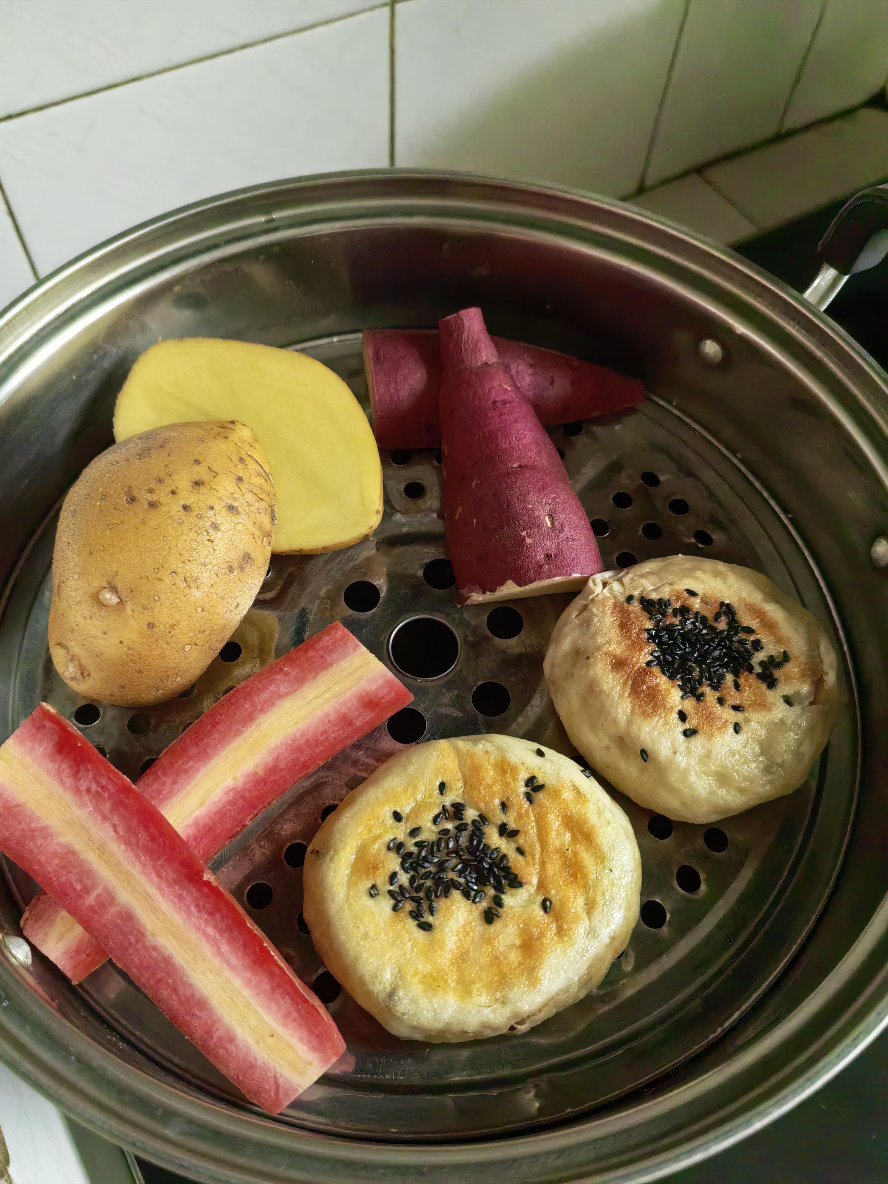 今日早餐,来些素素的美食.清淡健康,推荐大家这样吃