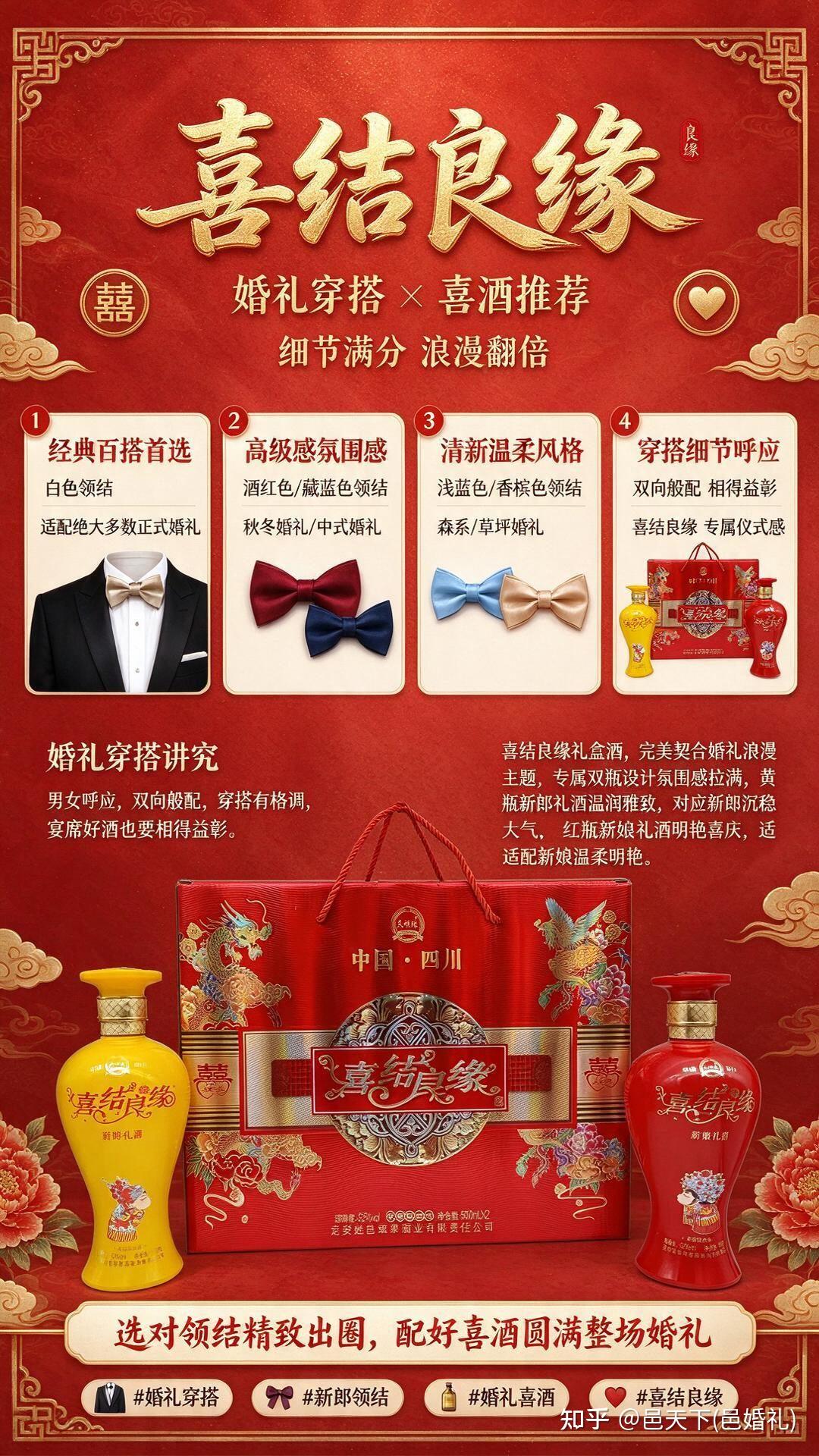 婚礼领结配色攻略！不出错百搭高级色