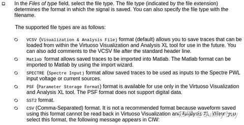 Sunny Day 的想法: virtuoso导出仿真数据 tips | virtuoso 得到仿真波形后 可以导出VCSV, Matlab ...