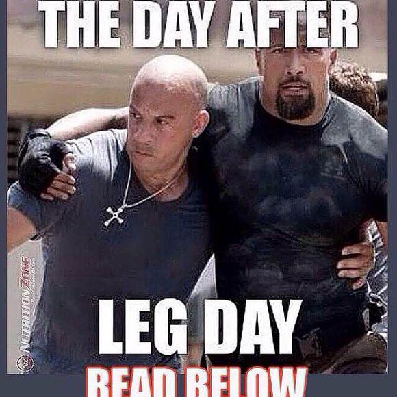 健身关于legday练腿日有哪些梗