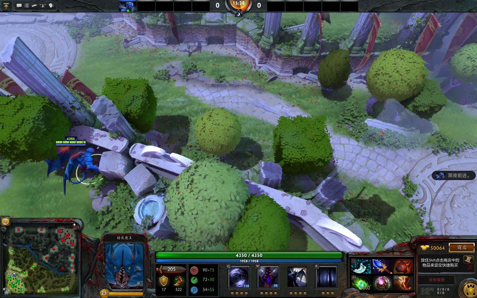 00 版本的 dota 2 地图中一共有多少棵树?