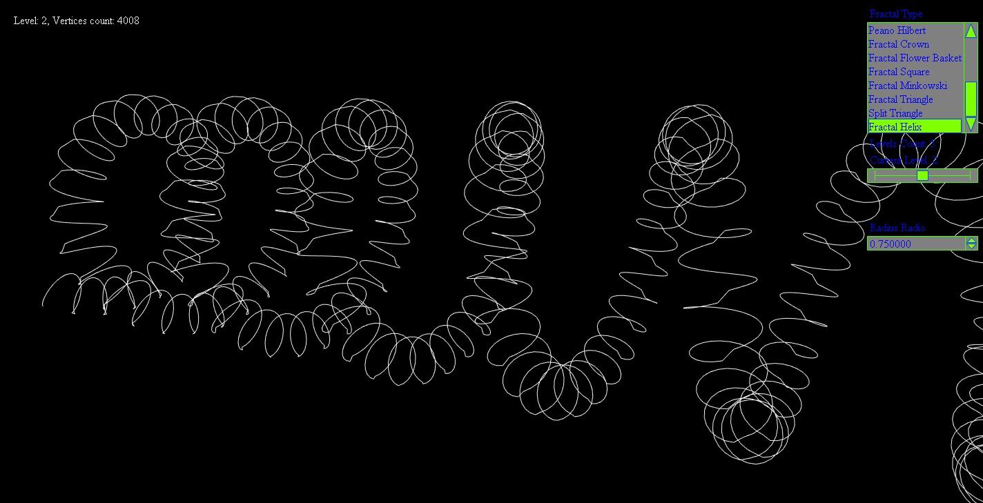 把一条直线扭成螺旋上升,再把得到的螺旋直线当做一条直线扭成螺旋