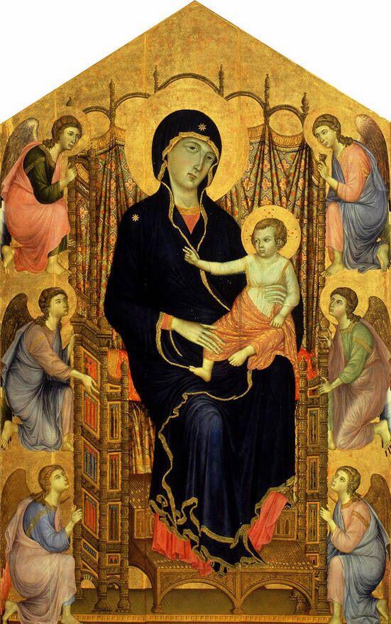 为什么中世纪的肖像画中圣婴的脸部经常被画成一个中年人?