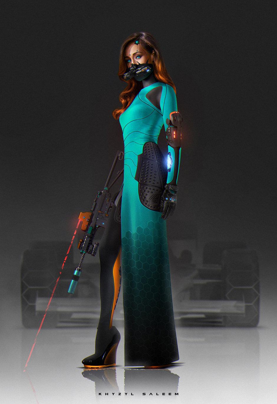 女性科幻风装甲如何设计?