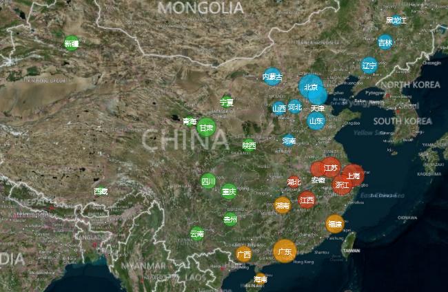 powerbidesktop里面的必应地图如何转换成中文