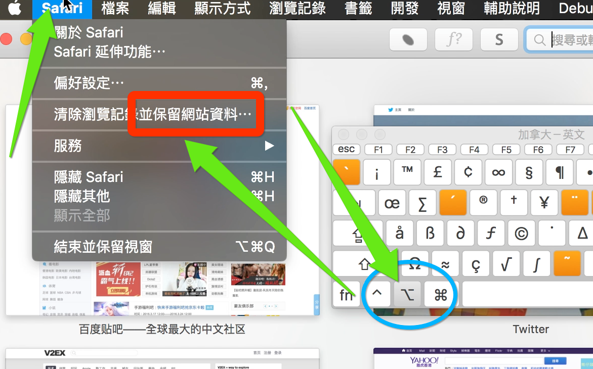 Safari 清空历史纪录而不伤Cookies 的方法- 知乎