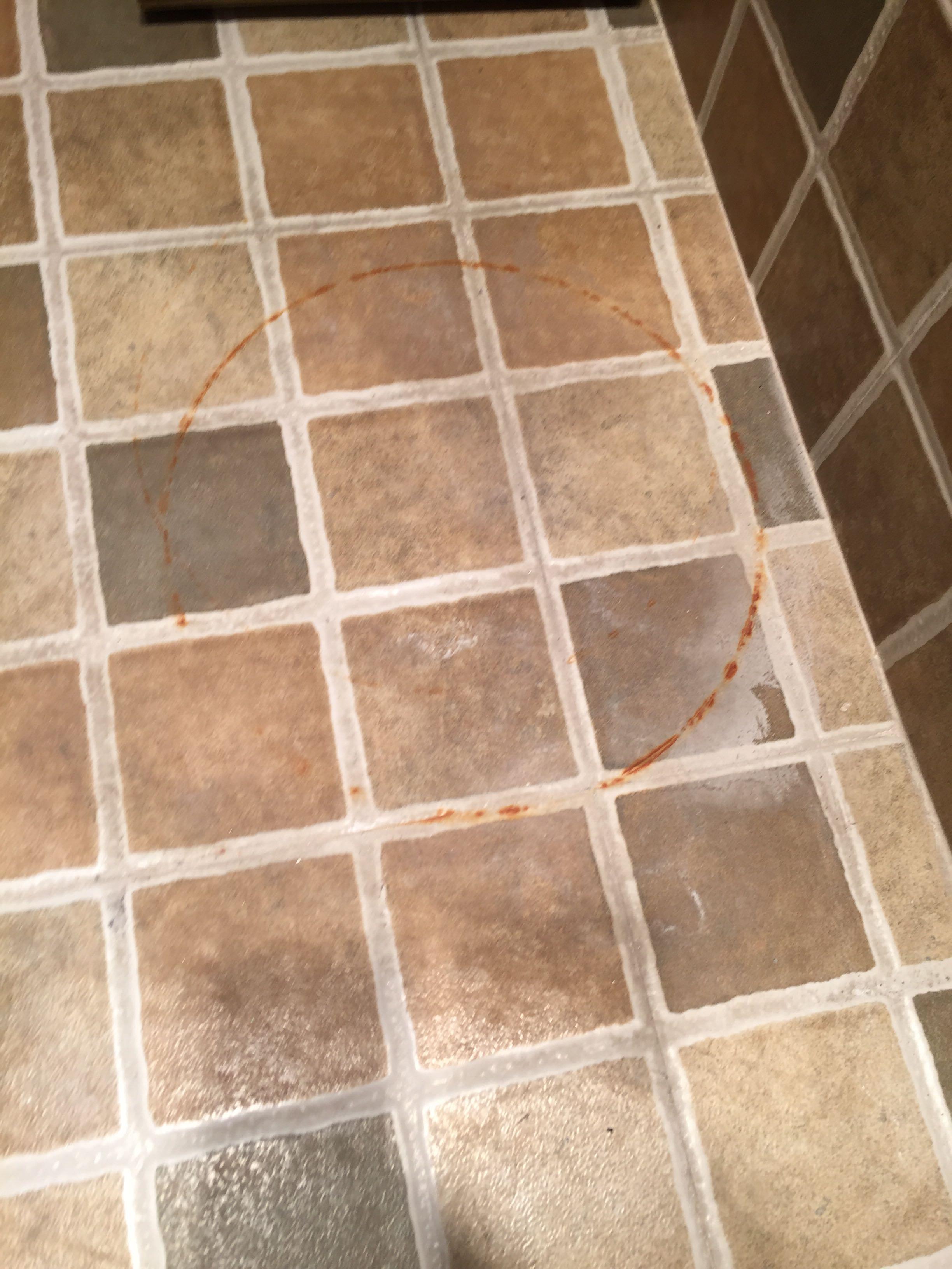 地砖上的铁锈可以用什么去掉? - 知乎