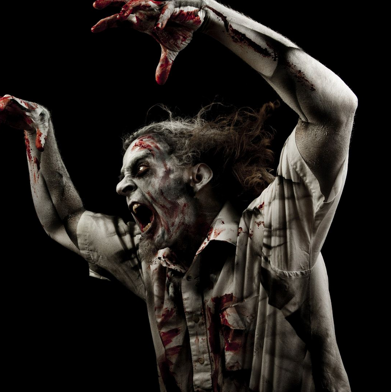 外国好像对神鬼之类恐惧之外还会觉得很酷,会去装扮成吸血鬼僵尸之类.