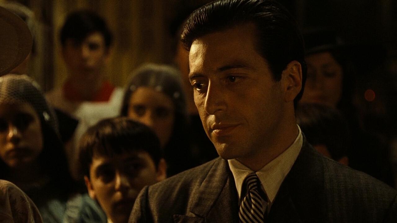 教父1中有一段教堂洗礼新生儿与黑帮复仇相互穿插的镜