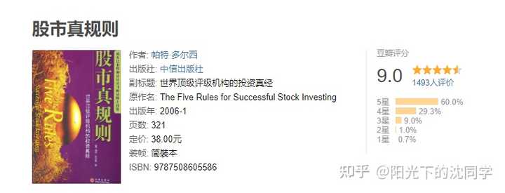 有哪些高分经典的炒股书籍推荐? - 知乎
