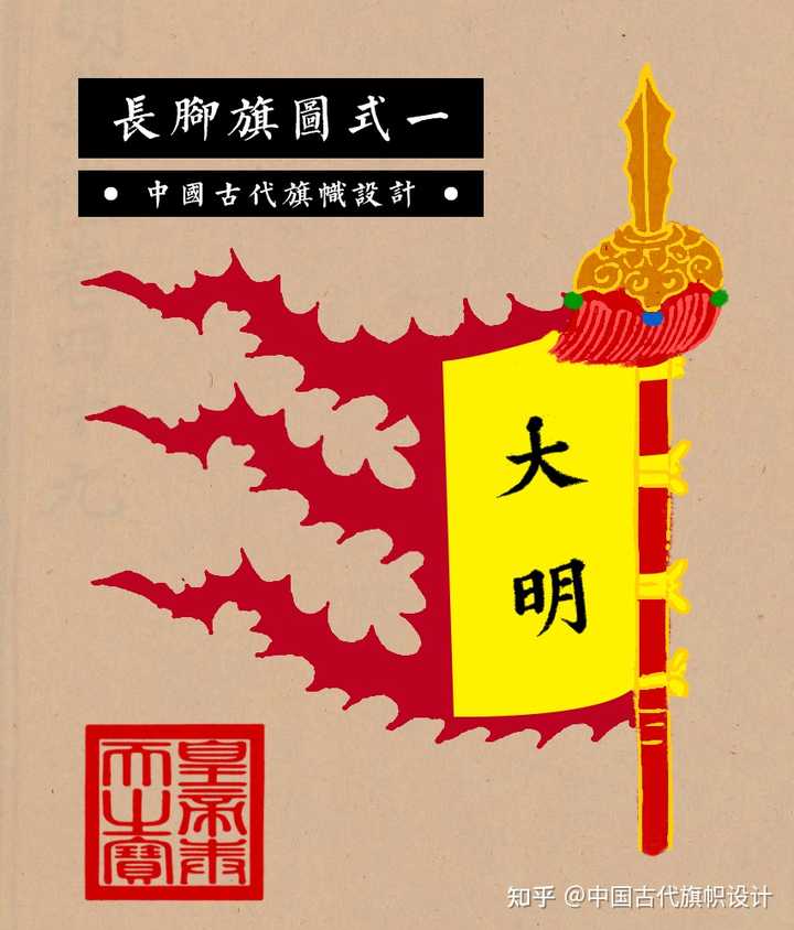 如果中国古代的各个王朝都有国旗,他们的国旗会是什么样? - 知乎