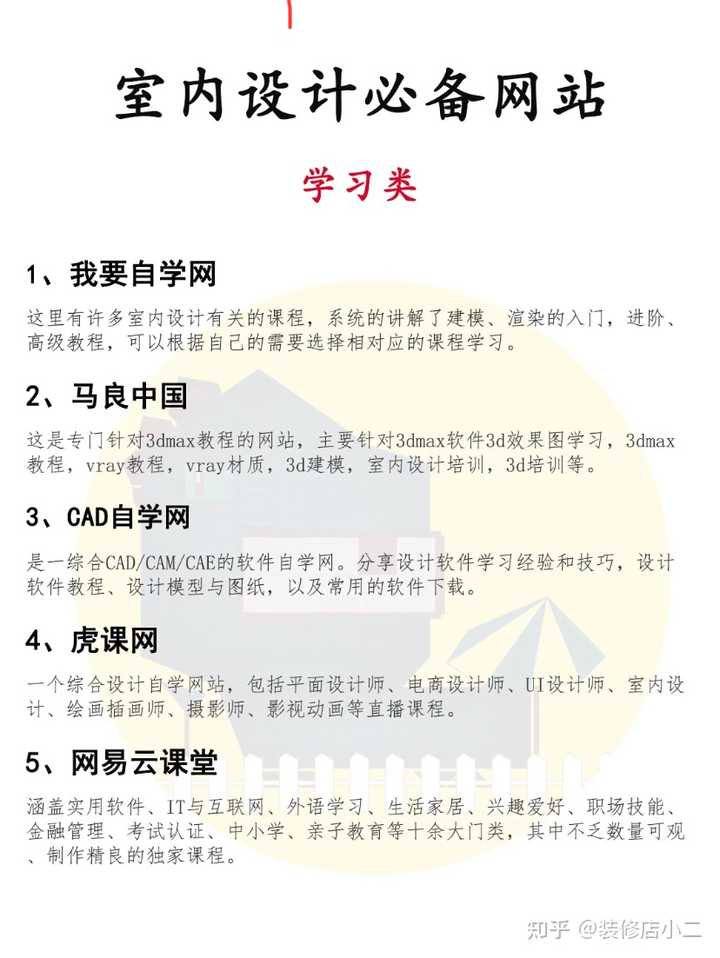 自学室内设计,推荐哪个自学网或者推荐的课程? - 知乎