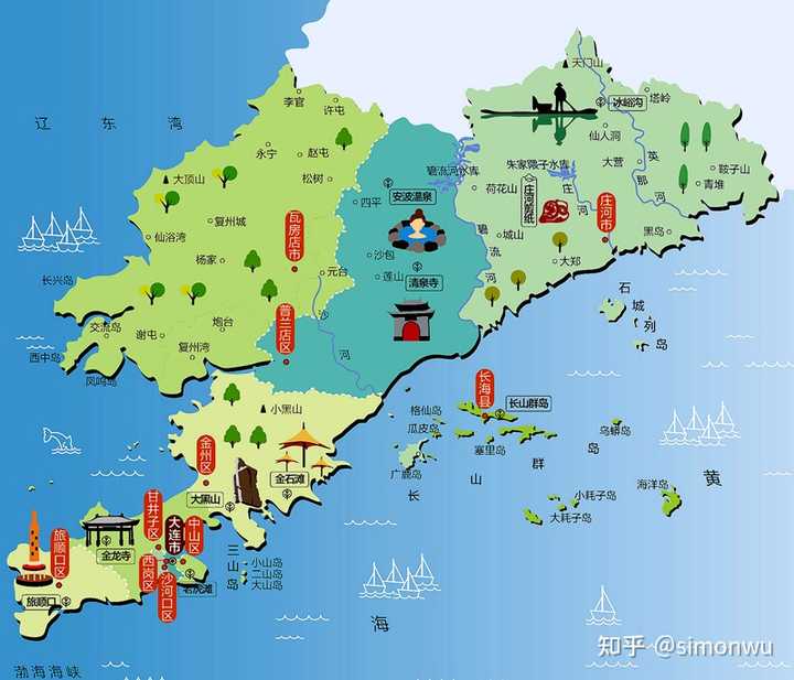 大连自驾游有哪些路线推荐? - 知乎