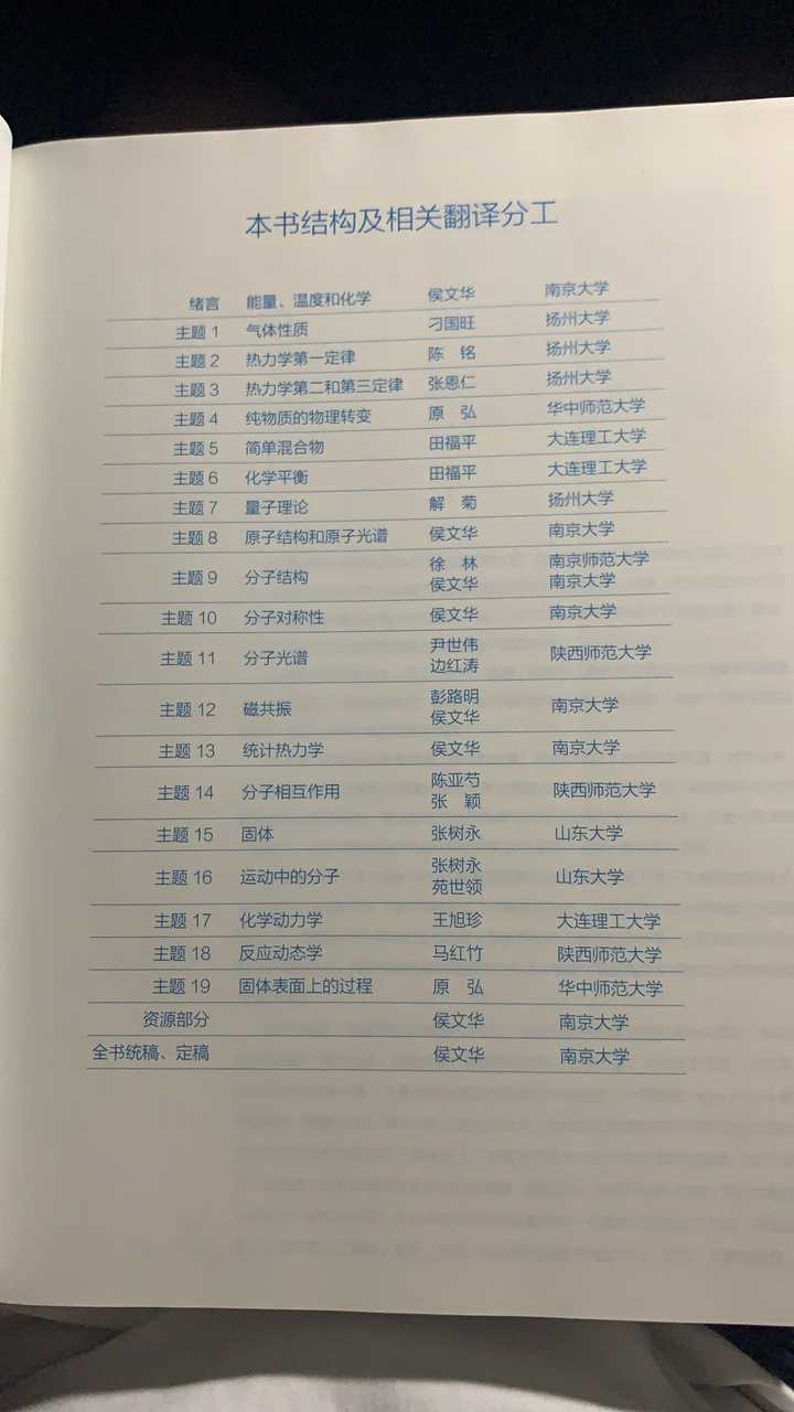 如何评价南京大学侯文华等老师翻译的Atkins《物理化学》第11 版 