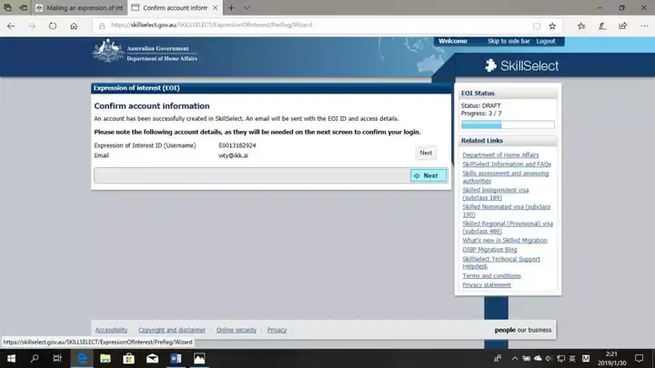 Eoi Password Examples 澳洲EOI如何递交申请? - 知乎