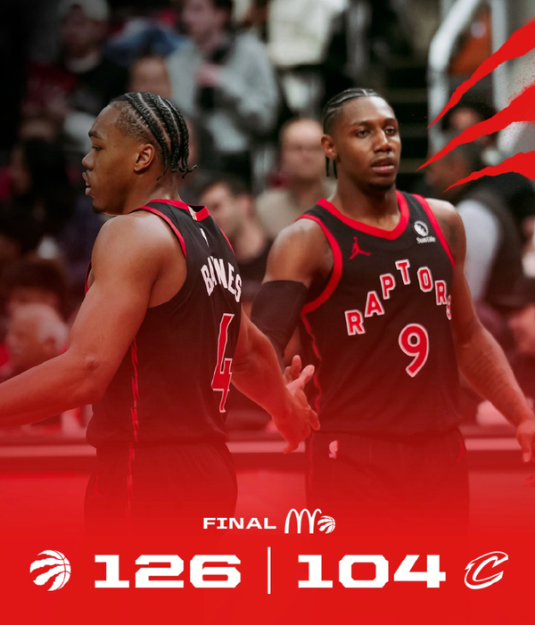 2526赛季NBA季后赛骑士 104:126 猛龙，如何评价这场比赛？