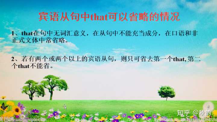 宾语从句和定语从句中that 什么时候能省略? - 知乎