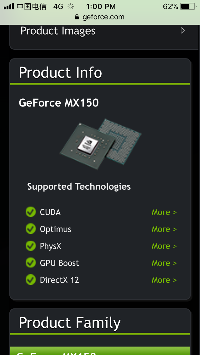 Nvidia geforce best sale mx150 cuda