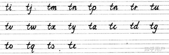 英文连写时字母笔画连接有什么讲究？ - 知乎