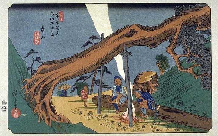 【大好評】丹澤よしこ　　樹　その聲　　木版画 木版画