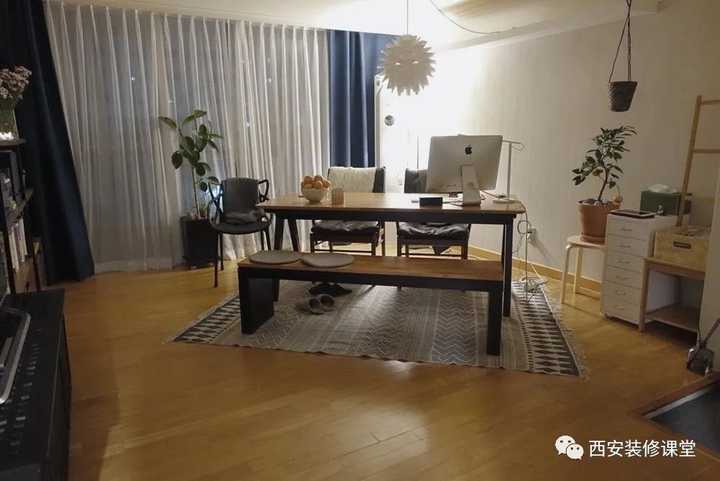客厅里放张大书桌是怎样一种体验? - 知乎