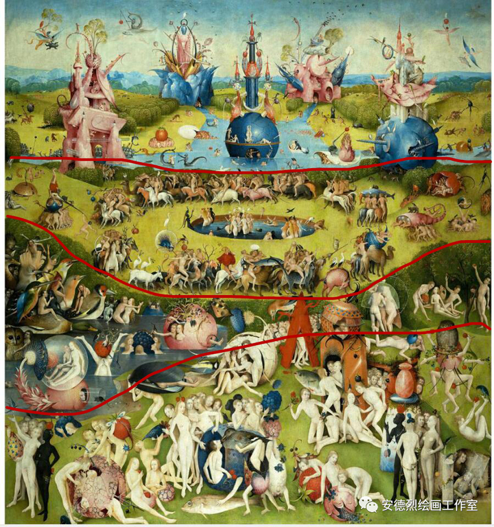 油画原画　30cm 「格子小人」 油画《人间乐园》到底是怎样的一幅画？ - 知乎