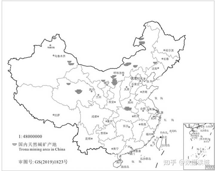 中国天然碱矿资源有多少,主要分布区域? - 知乎