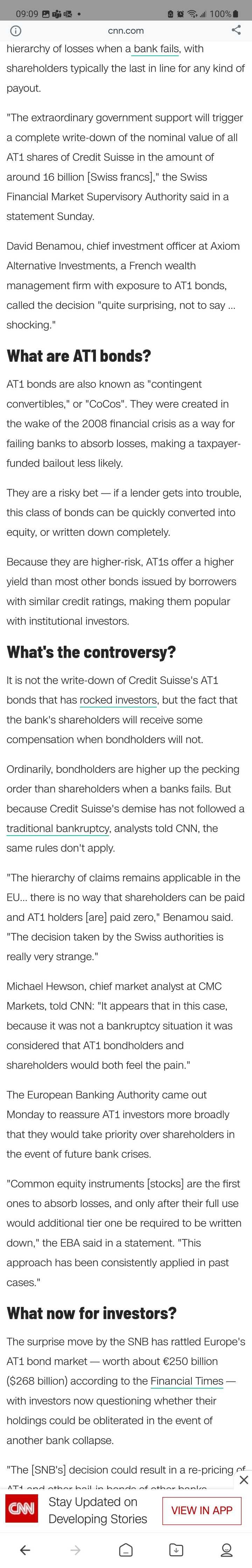 瑞信因被瑞银收购而触发AT1 债券减记的依据是什么？ - 知乎