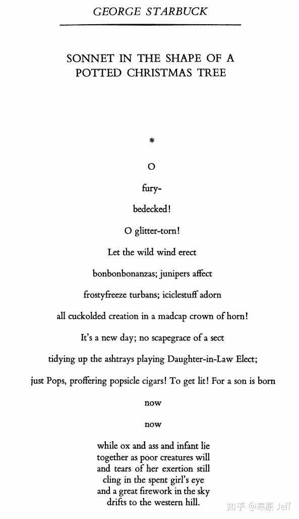 英语诗歌有什么类型？ - 知乎