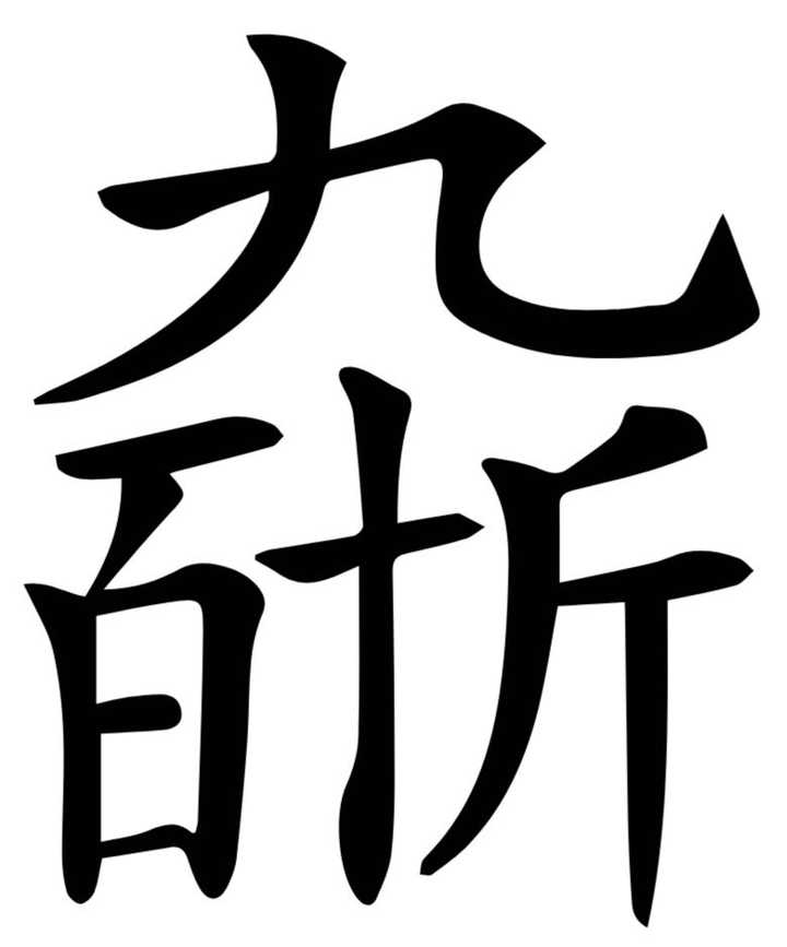 请问 墓碑上 九土白千 九十百千 组合字 是什么字 知乎