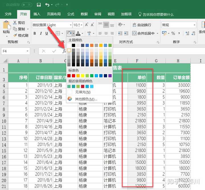 怎样做出干净漂亮的excel表格? - 知乎