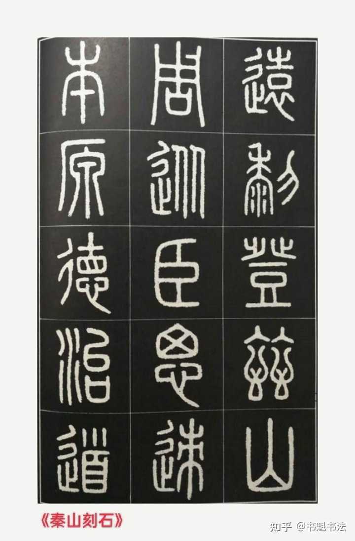 你知道中国书法篆书的分类吗? - 知乎